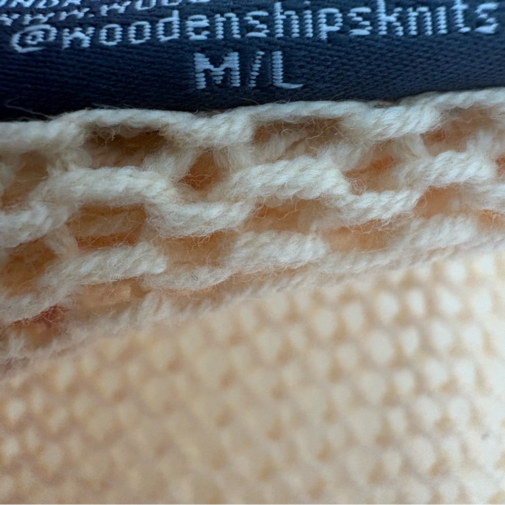 Wooden Ships Cream V-Neck 'BEACH' Knit Sweater - Picture 3 of 3